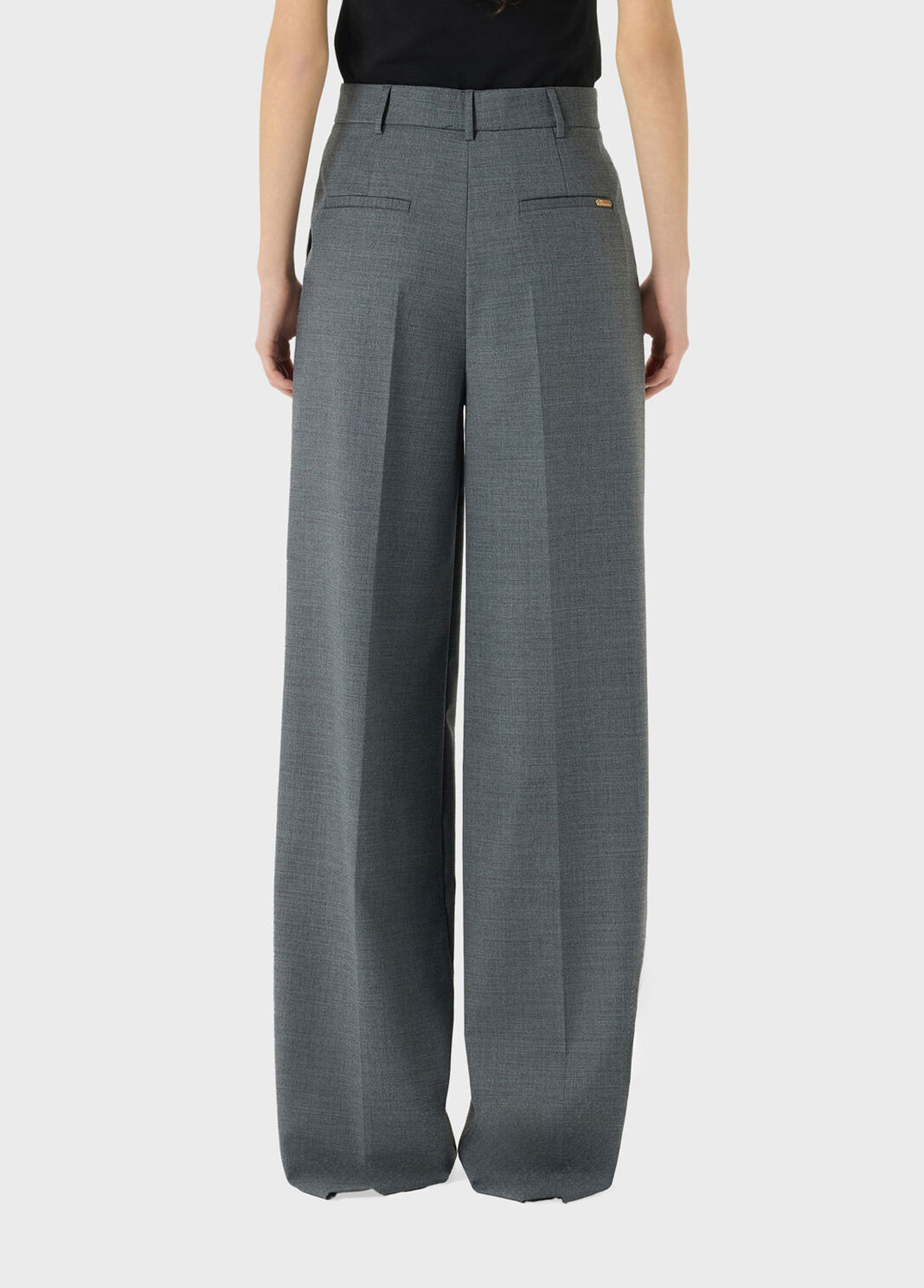 Pantalon palazzo avec pinces  Blumarine - large image number 1