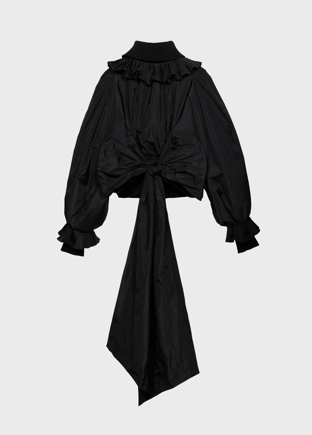 Taffeta bomber jacket with bow  Blumarine - large image number 5