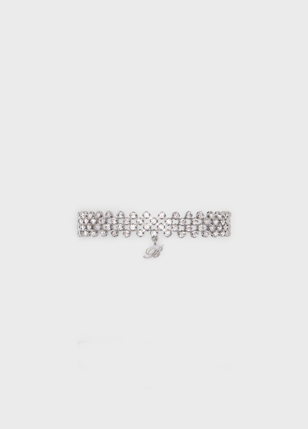 Metal choker with stones and monogram pendant  Blumarine - large image number 1