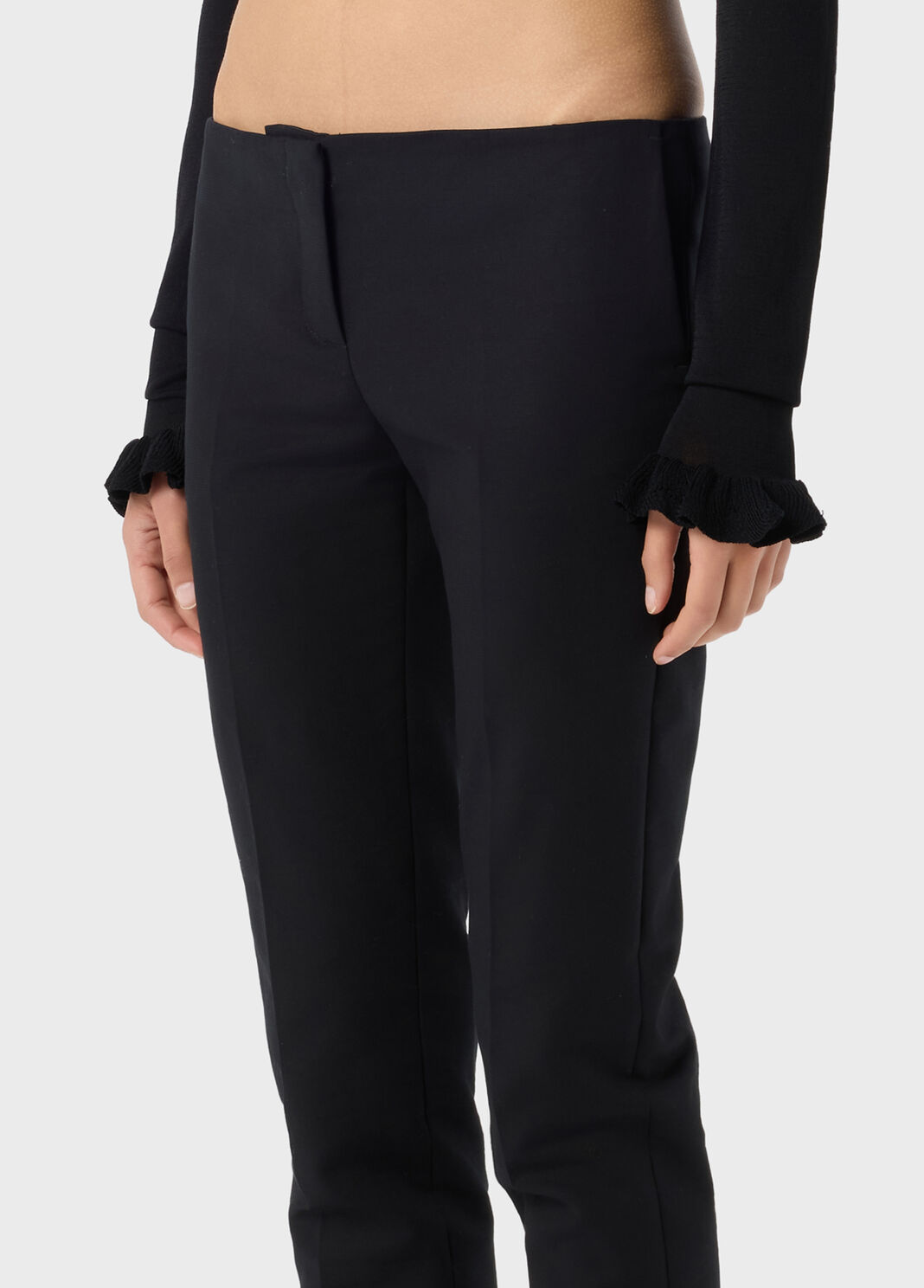 Satin Cigarette Pants  Blumarine - large image number 2