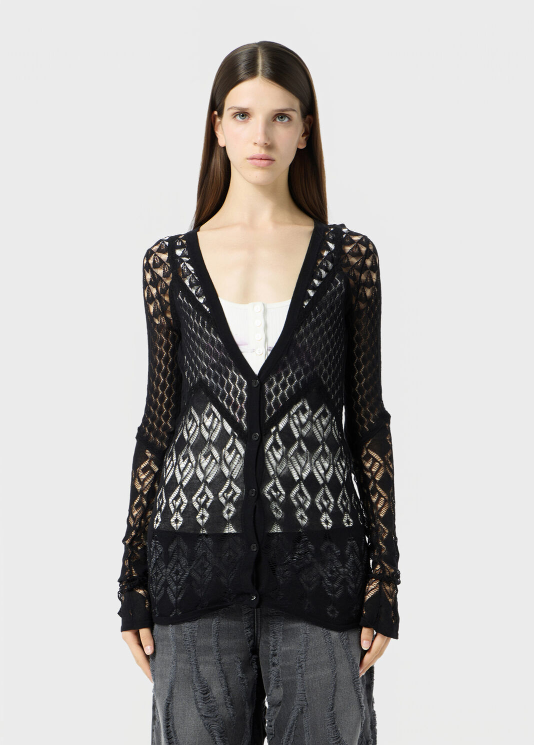 Knit cotton cardigan  Blumarine - large image number 0