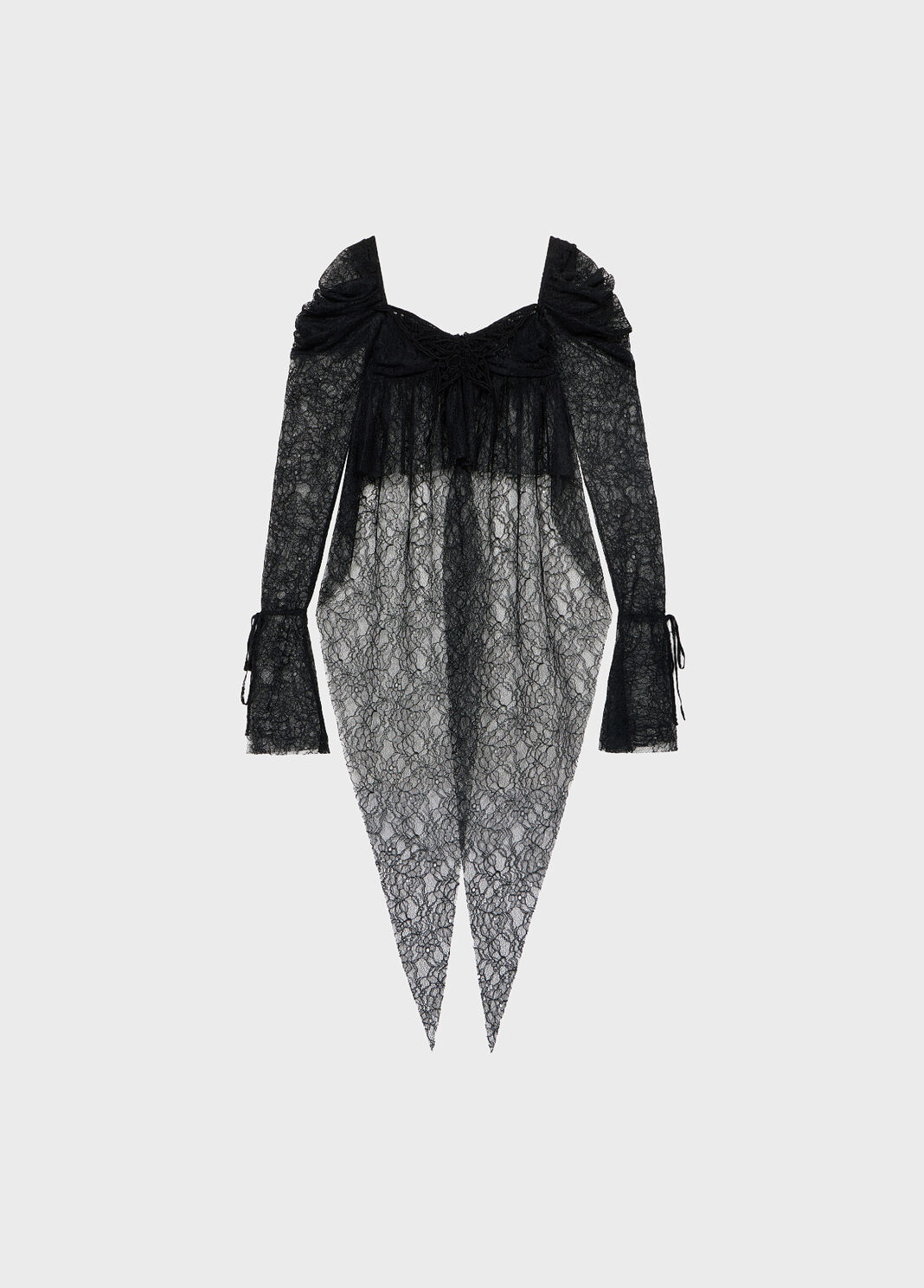 R&eacute;brod&eacute;-Spitzentop mit Stickerei  Blumarine - large image number 4