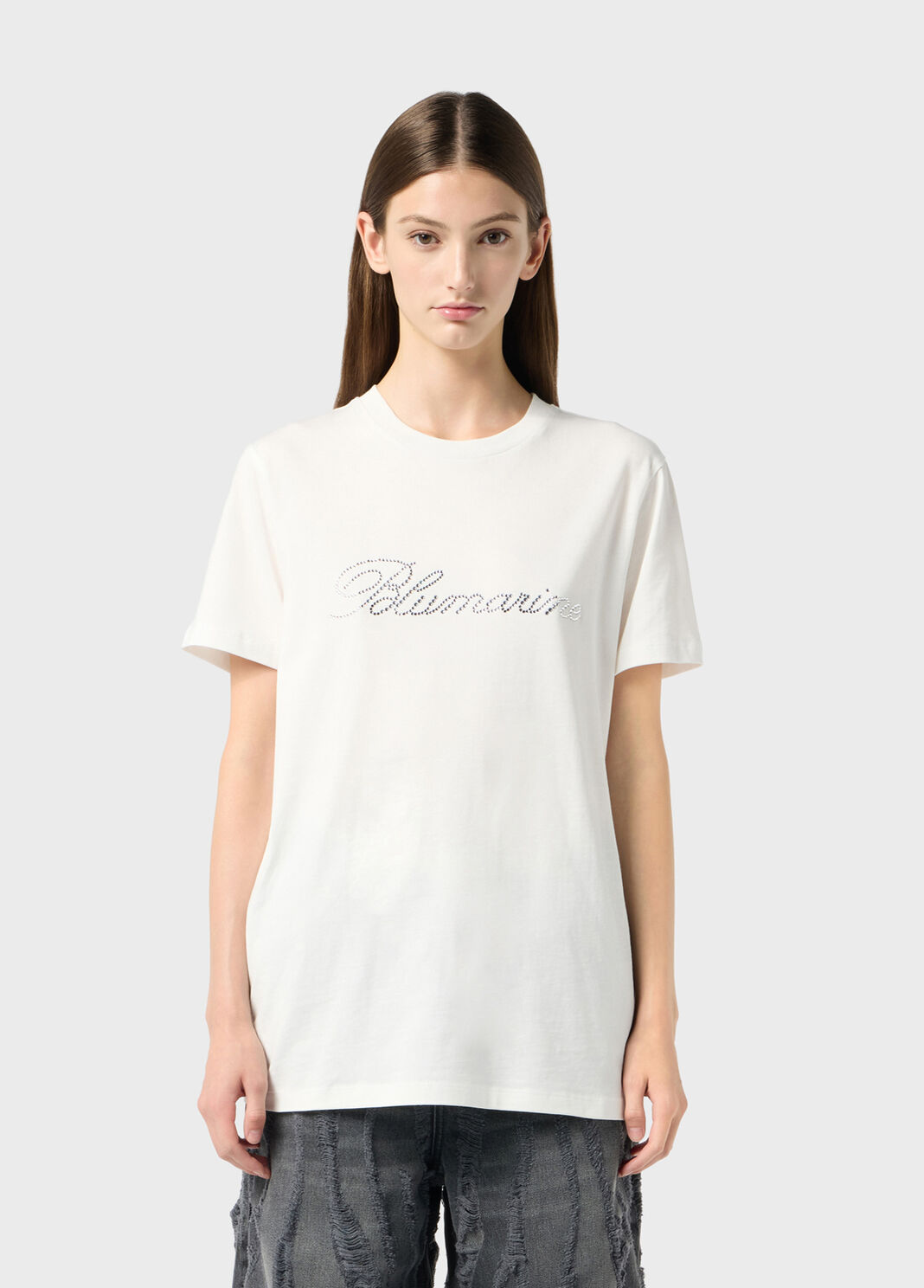Jersey T-shirt with embroidery  Blumarine - large image number 0