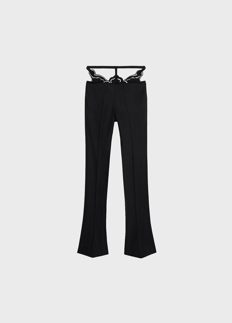 Slim-fit trousers in compact fabric  Blumarine - medium