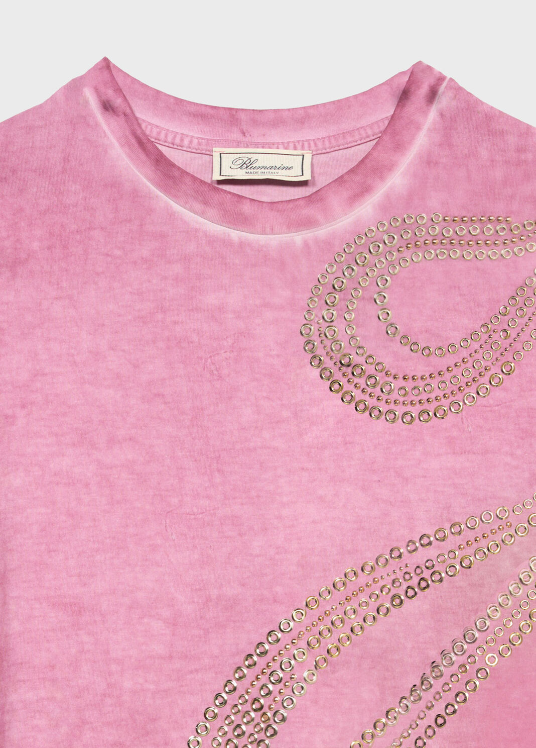 T-shirt in jersey con borchie e occhielli  Blumarine - large image number 6