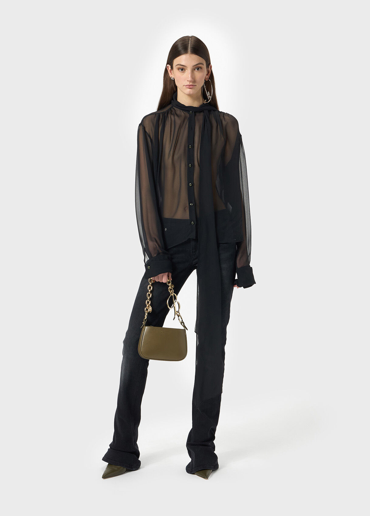 Skinny jeans with rose embroidery - Blumarine