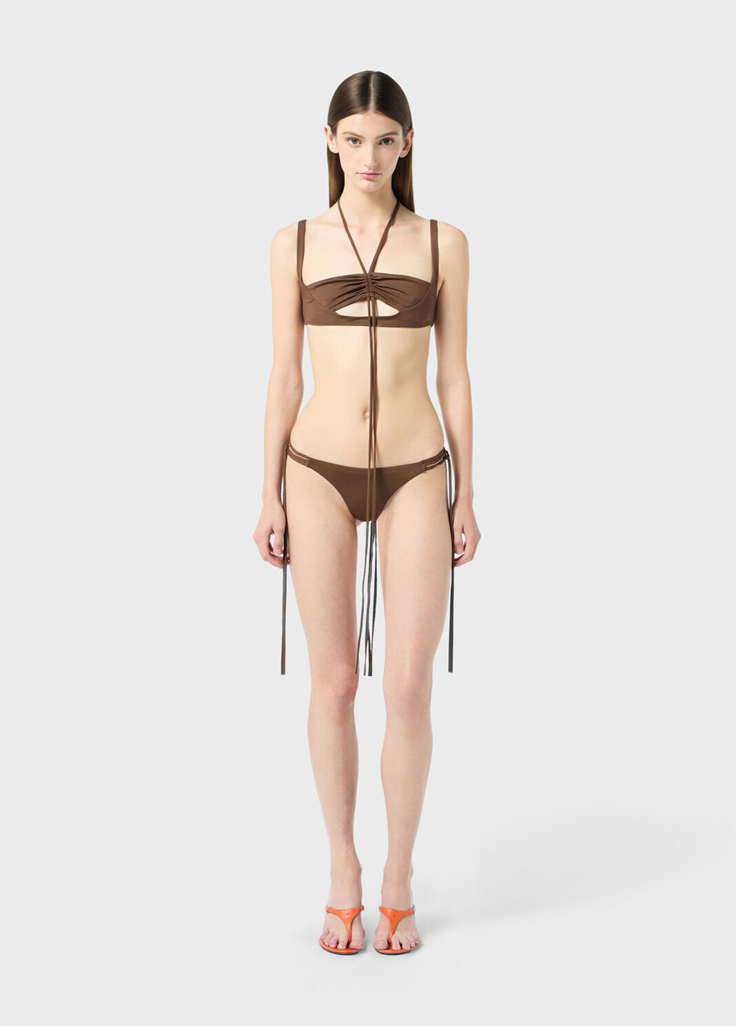 Jersey bikini bra with cut-out  Blumarine - large image number 3