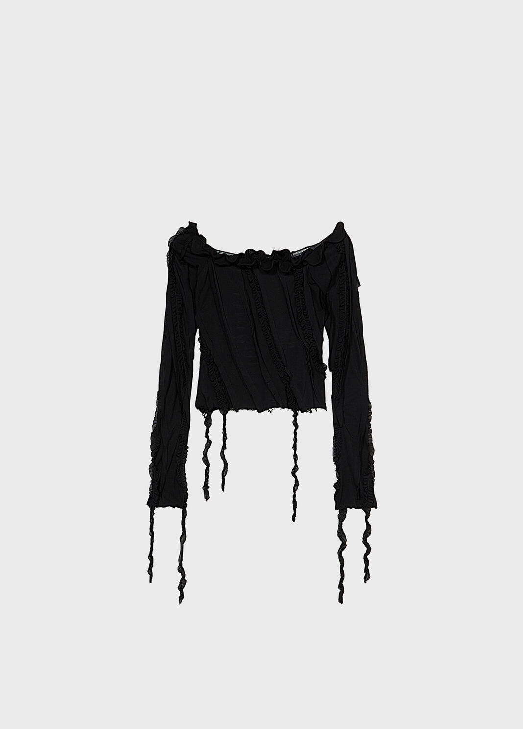 Jersey blouse with inlays  Blumarine - large image number 4