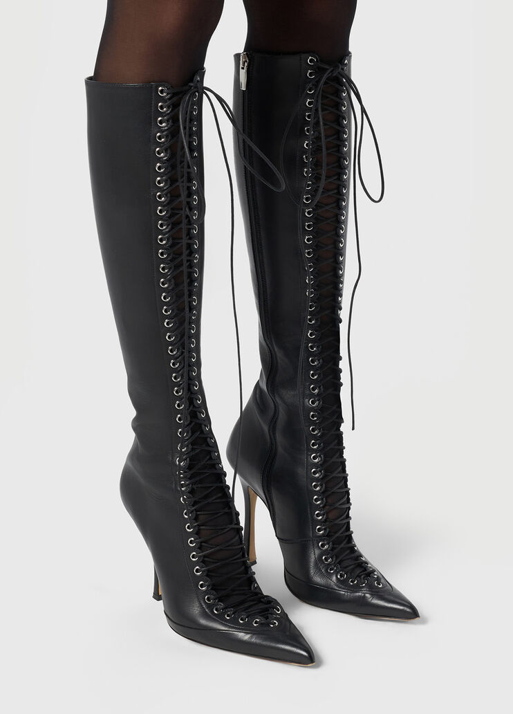 Leather boots with laces  Blumarine - medium
