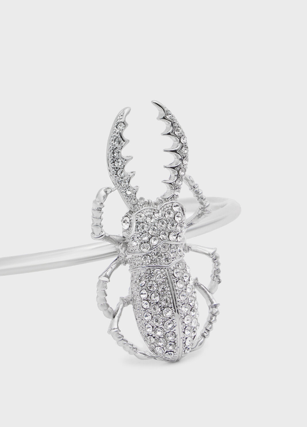 Metal cuff with glass-set scarab  Blumarine - large image number 2