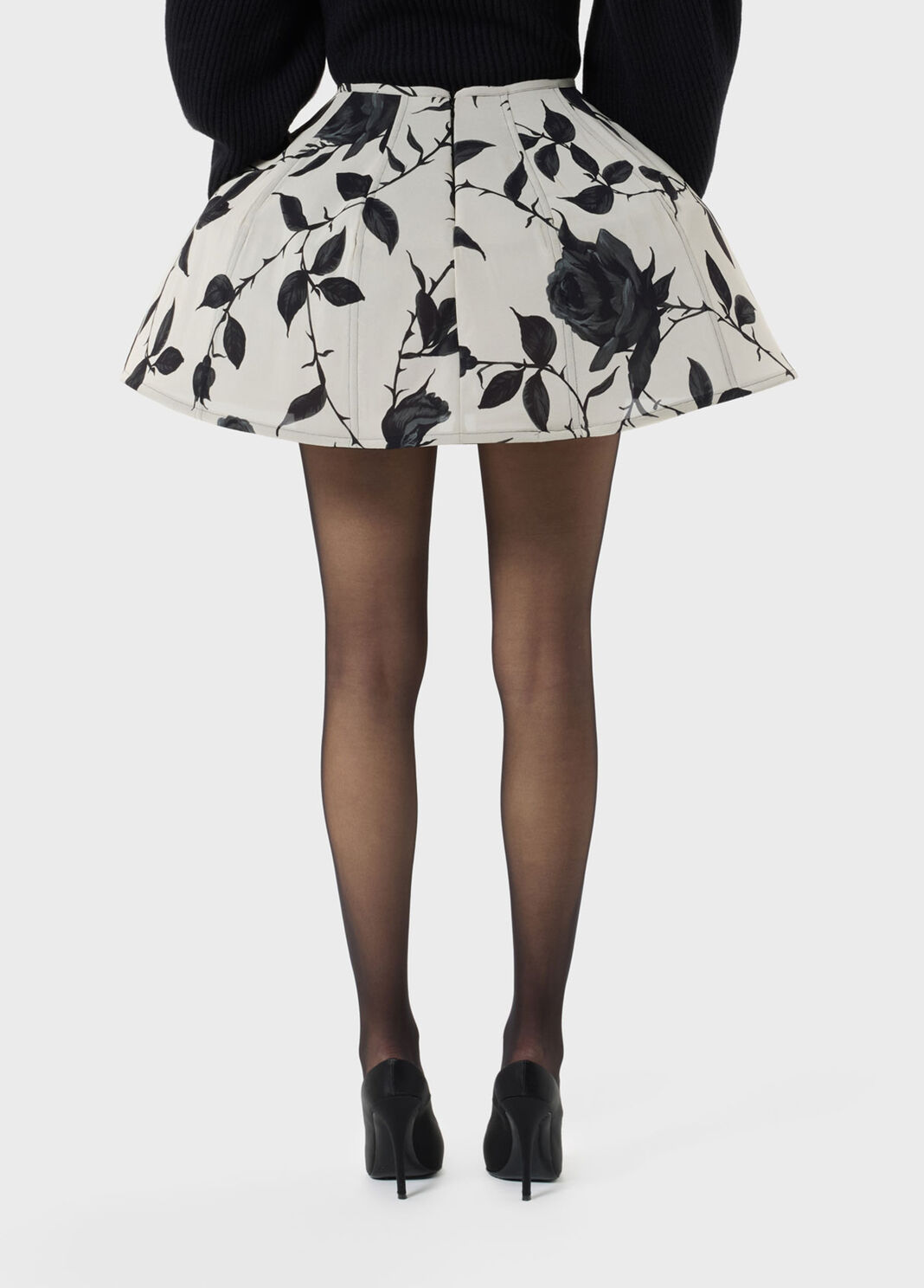 Short printed skirt with bejewelled buttons  Blumarine - large image number 1