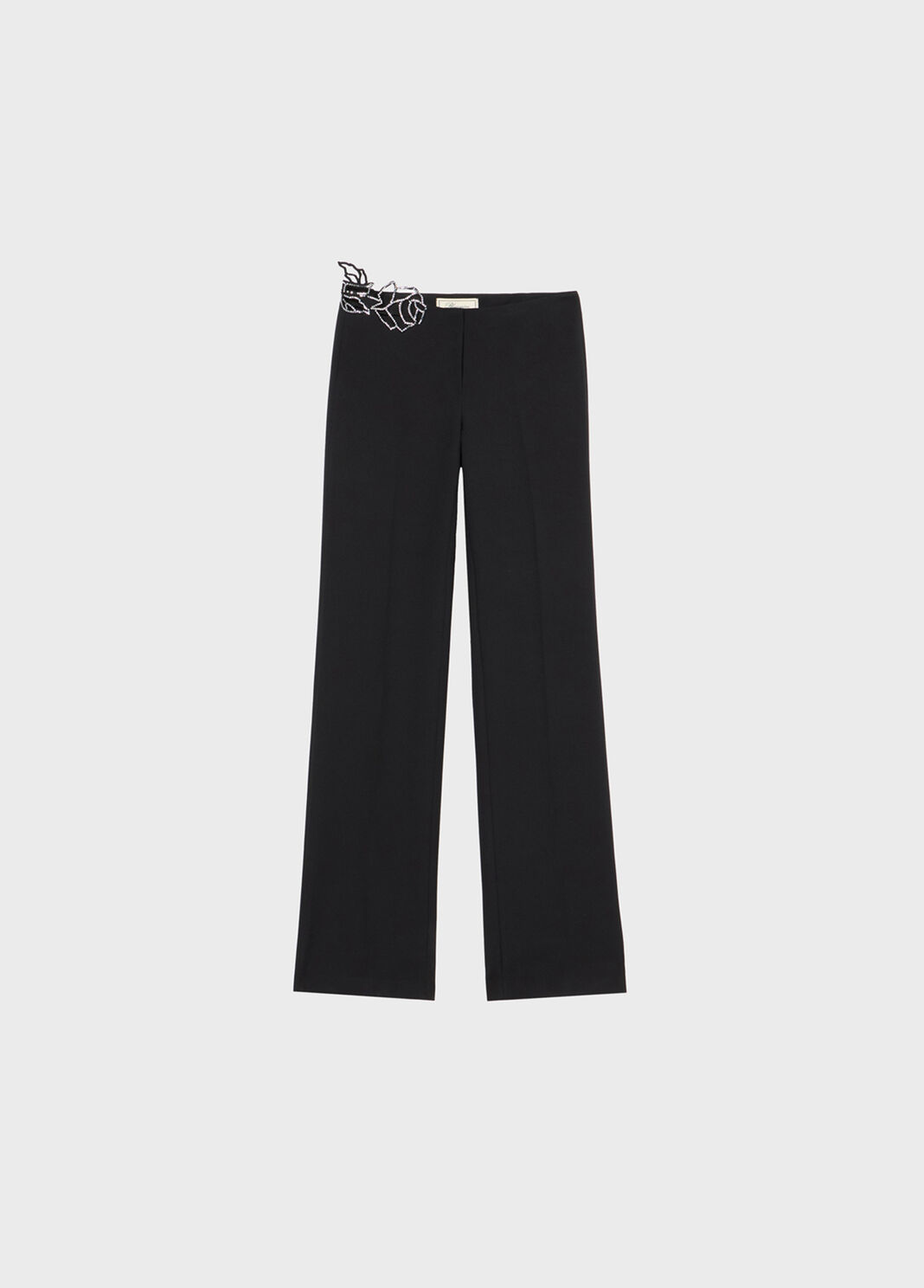 Cady pants with cutwork embroidery and rhinestones  Blumarine - large image number 4