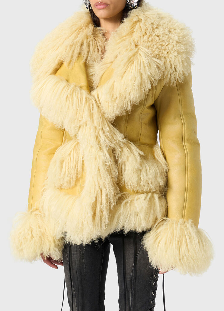 Giacca in shearling con revers  Blumarine - large image number 2