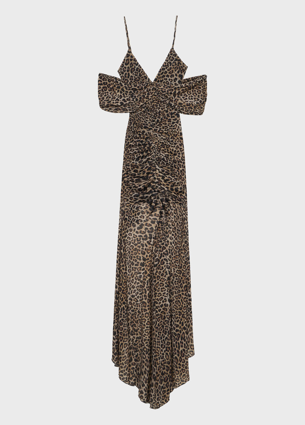 Long printed jersey dress with brooch  Blumarine - large image number 5