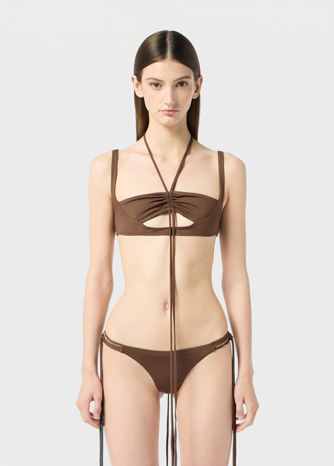 Jersey bikini bra with cut-out  Blumarine - large image number 0