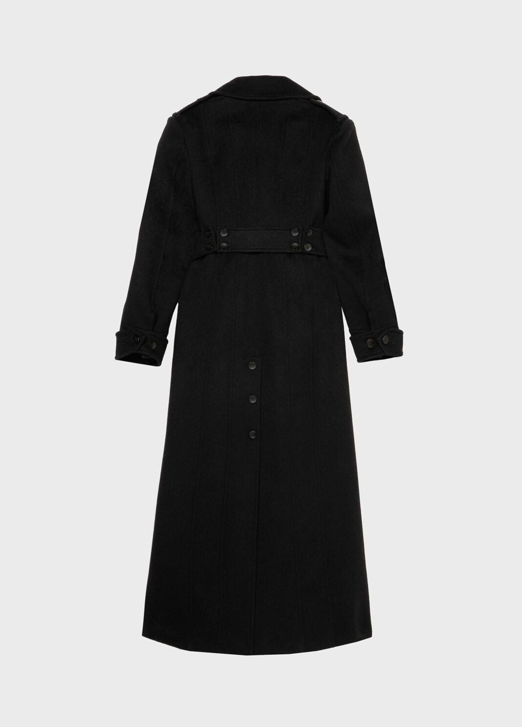 Full-length fabric coat with belt  Blumarine - large image number 5