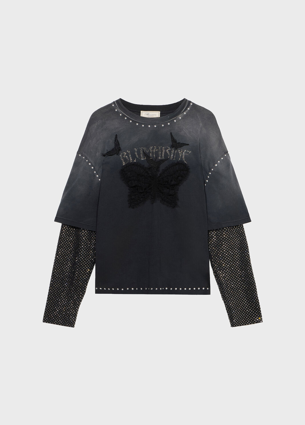 Studded and Embroidered T-shirt  Blumarine - large image number 4