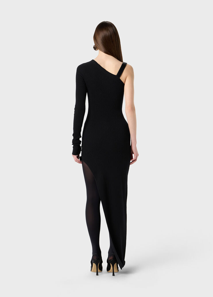 One-shoulder dress with straps  Blumarine - large image number 1