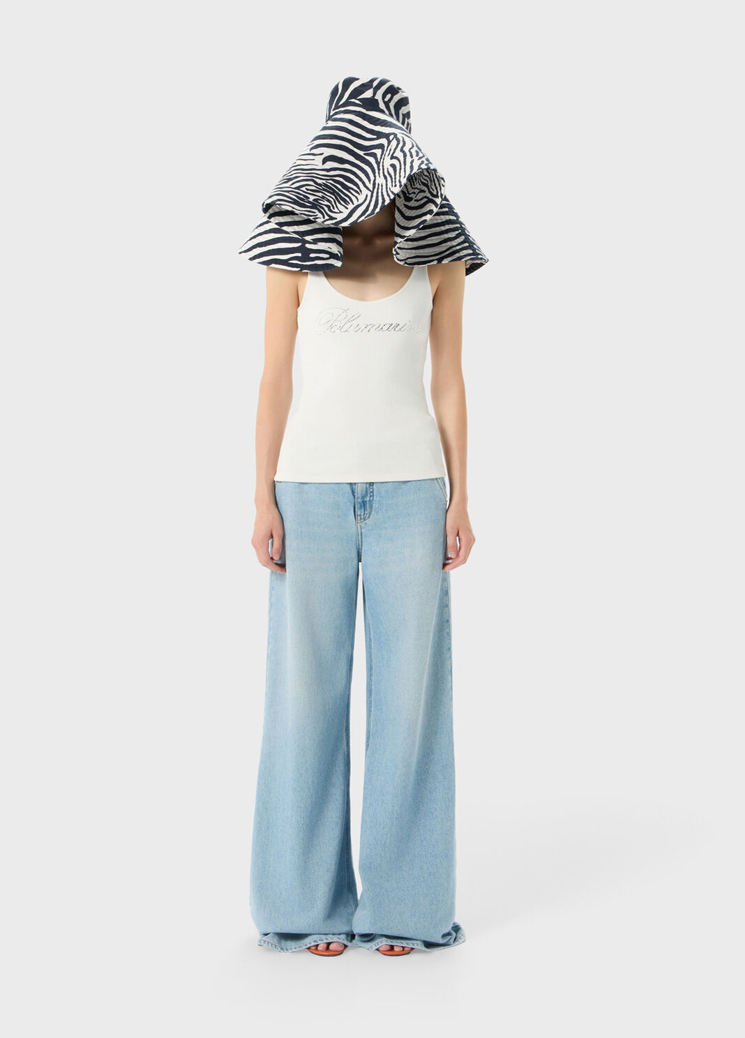 Stonewashed denim palazzo jeans  Blumarine - large image number 3