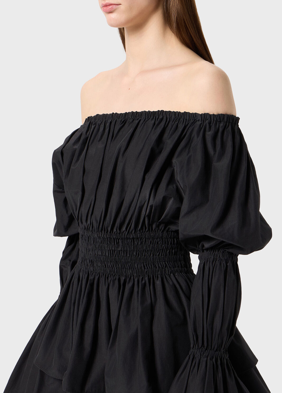 Cotton dress with ruffles and gathering  Blumarine - large image number 2