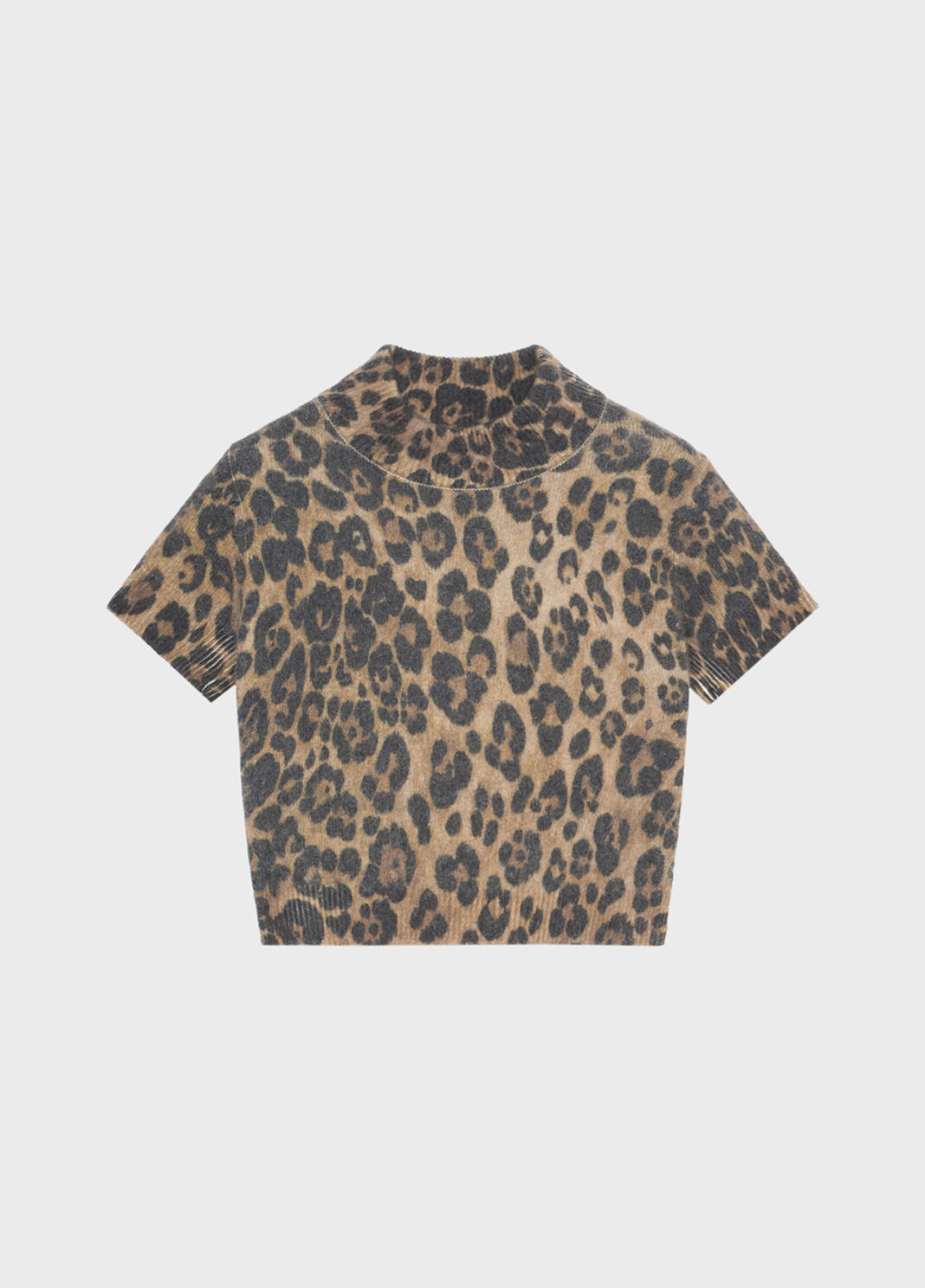 Grandad neck sweater with animal-print  Blumarine - large image number 4