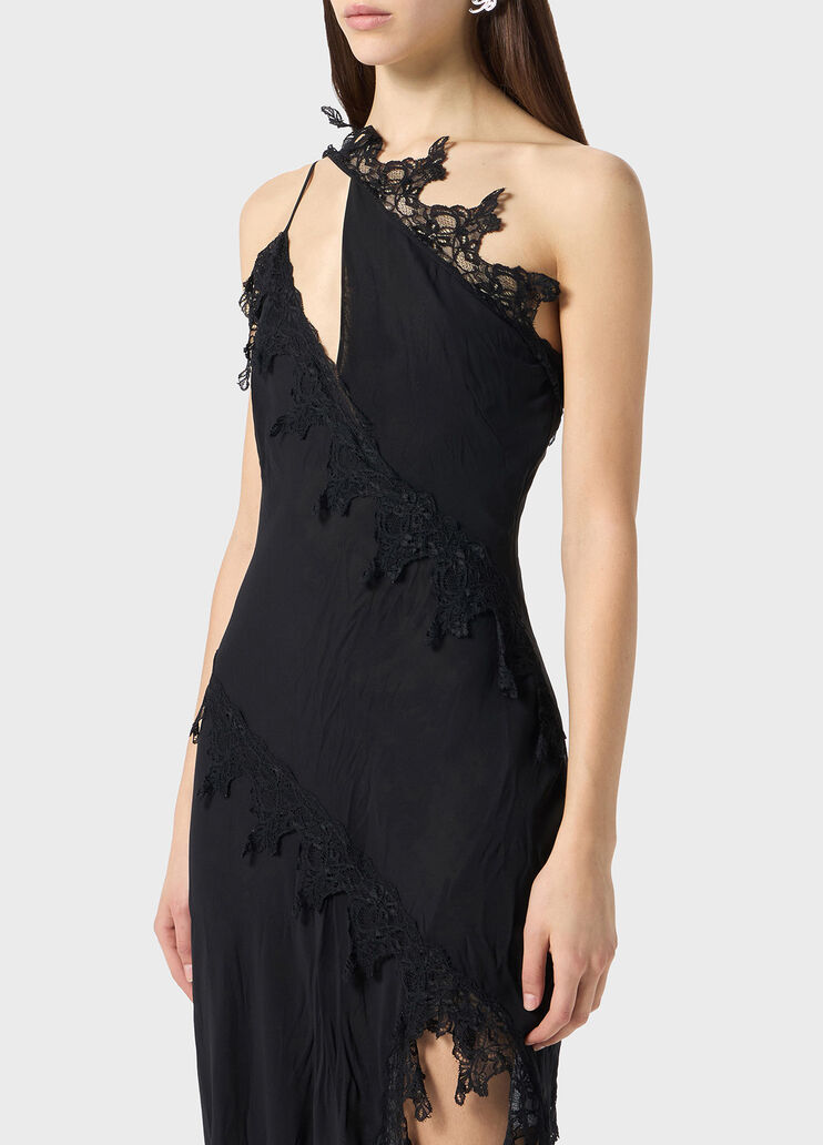 Robe en mousseline avec dentelle  Blumarine - large image number 2