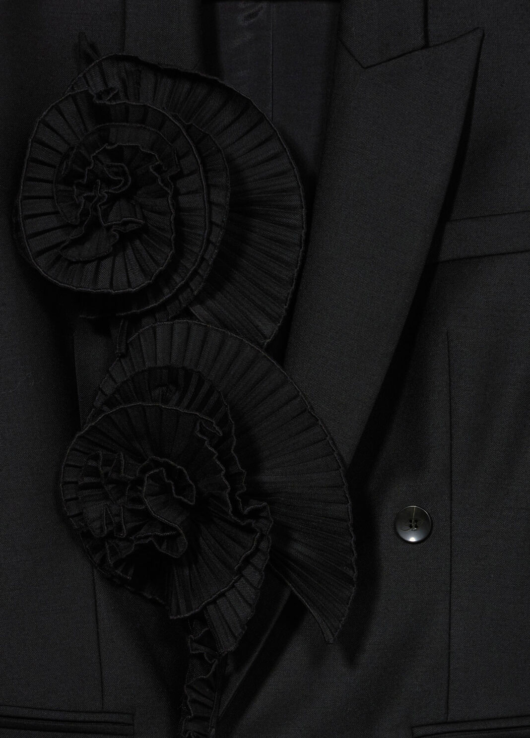 Tailored jacket with 3D pleated roses  Blumarine - large image number 6