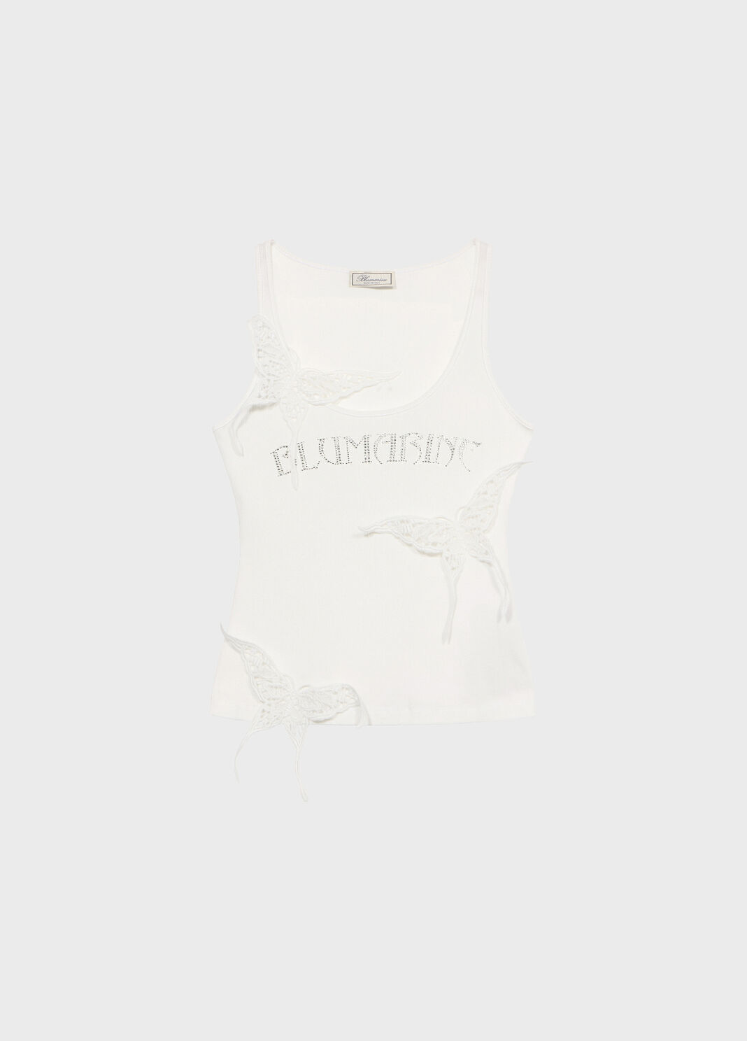 Jersey Top with Butterflies and Embroidery  Blumarine - large image number 4