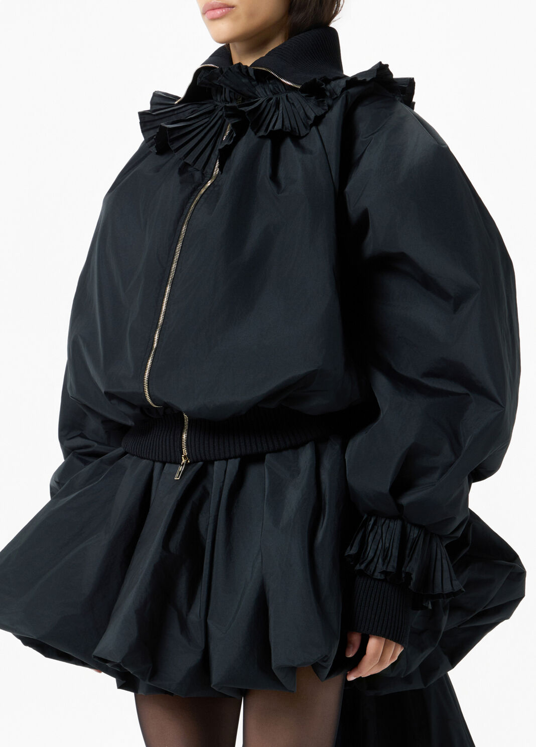 Taffeta bomber jacket with bow  Blumarine - large image number 2