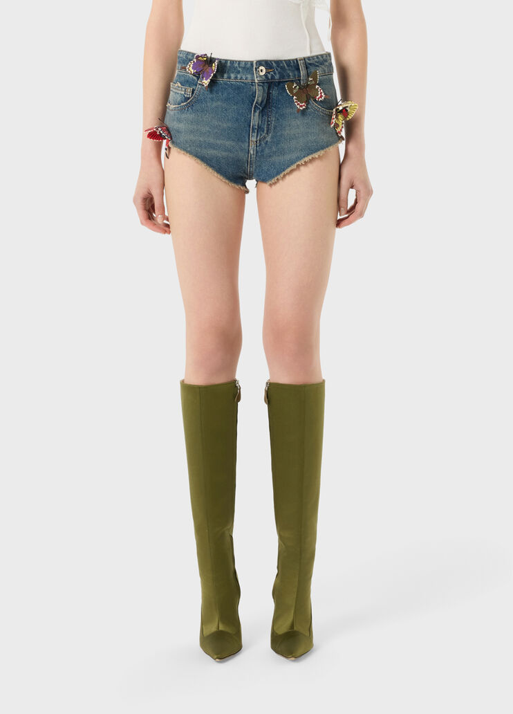 Denim Shorts with Butterflies  Blumarine - medium
