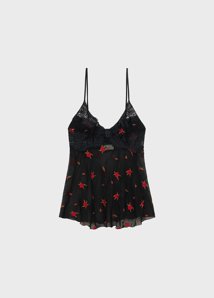 Top with embroidery and lace  Blumarine - medium