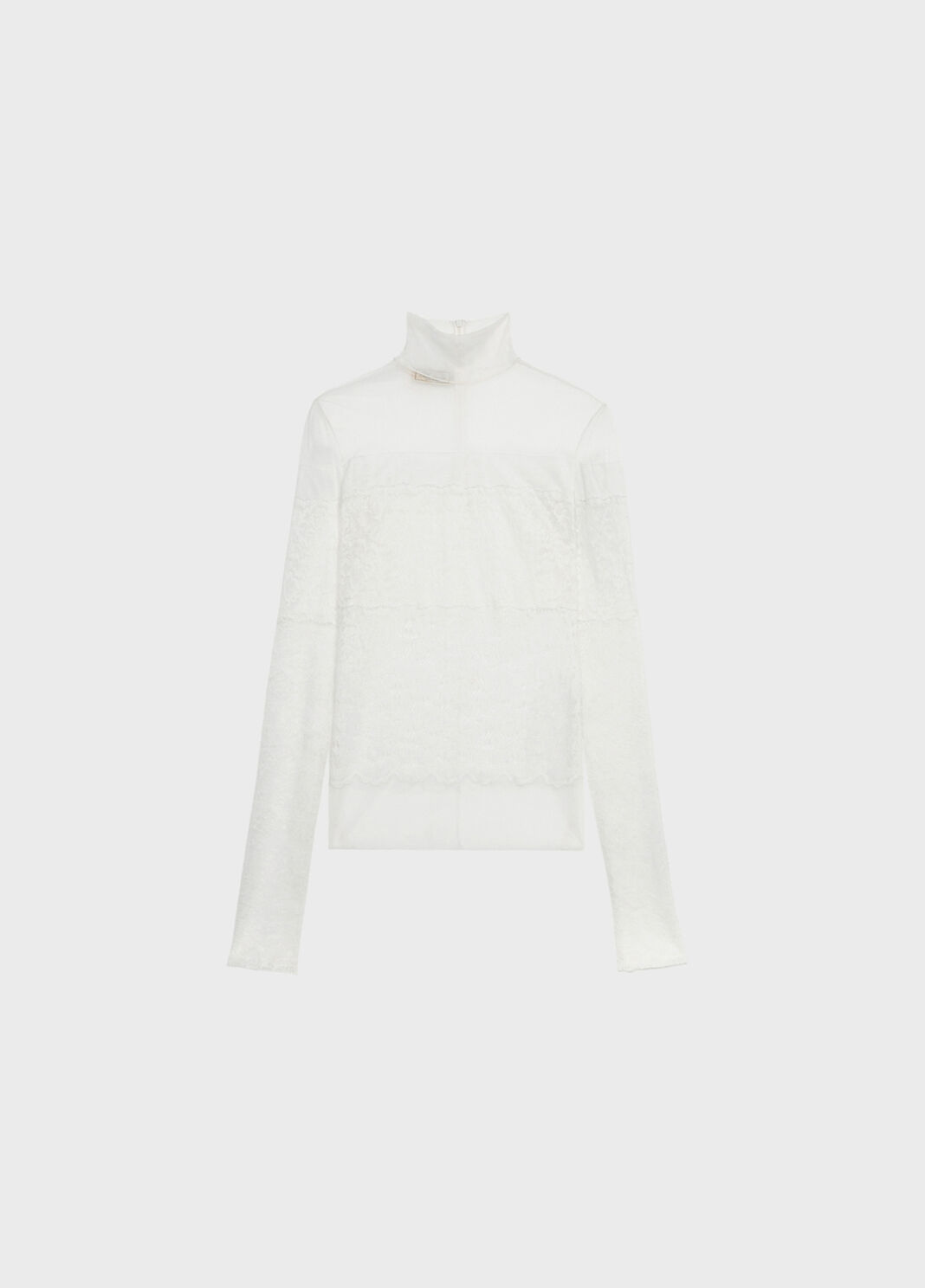 Blusa in tulle e pizzo smerlato  Blumarine - large image number 4
