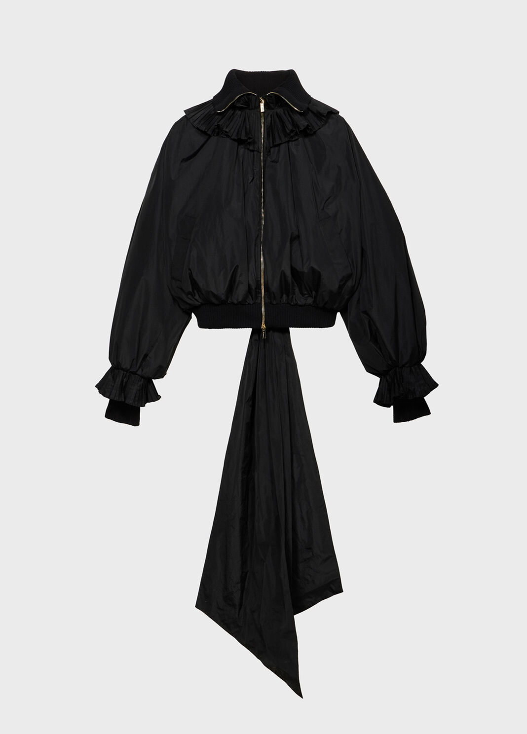 Taffeta bomber jacket with bow  Blumarine - large image number 4
