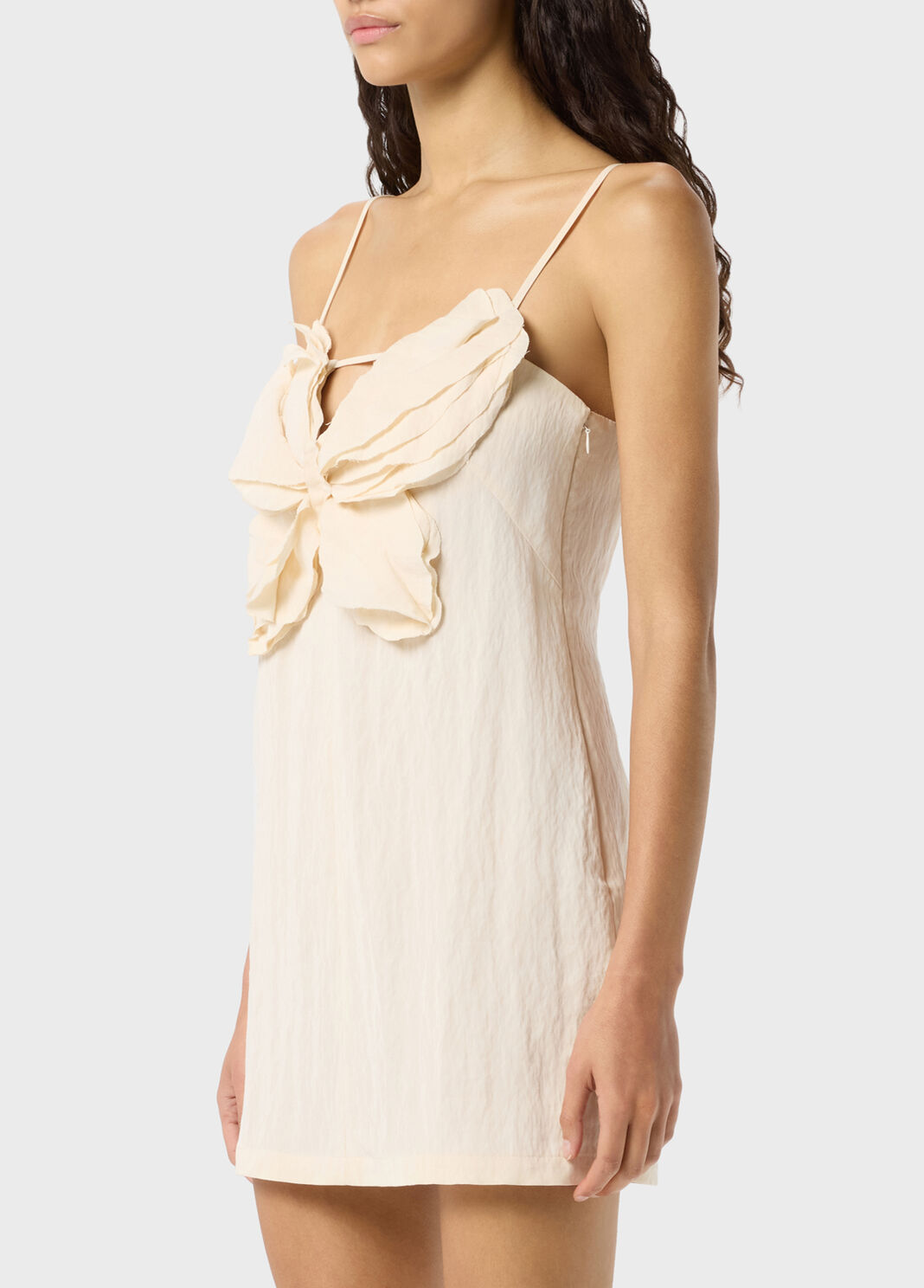 Robe courte en gabardine avec papillon  Blumarine - large image number 2