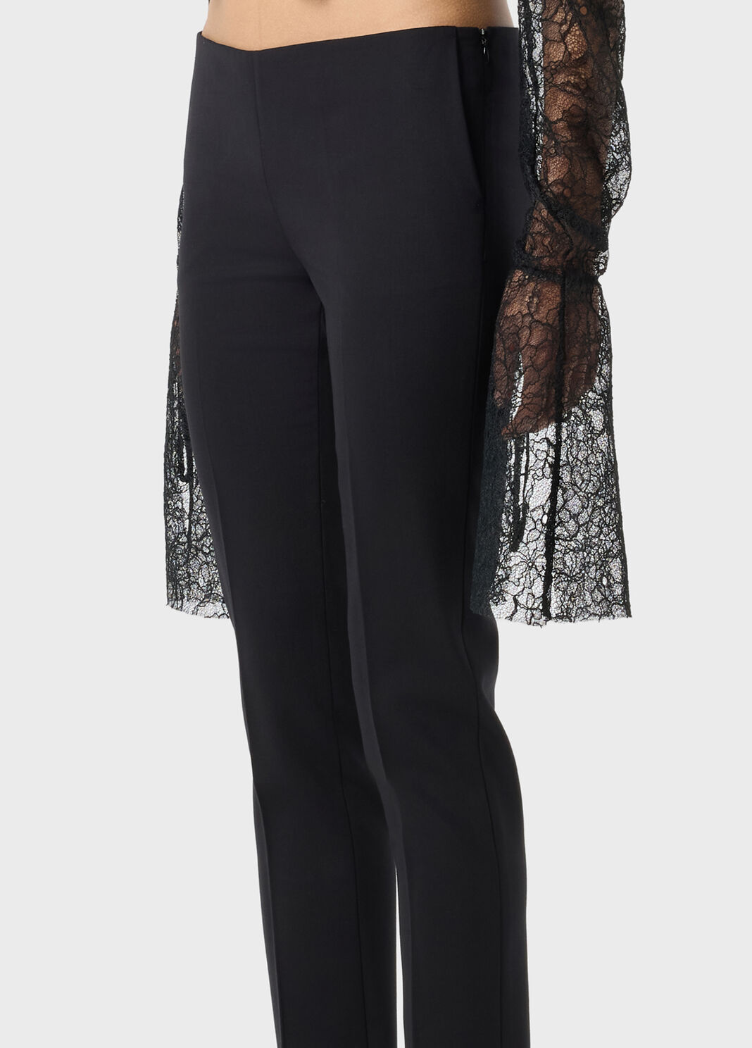 Slim trousers in compact fabric  Blumarine - large image number 2