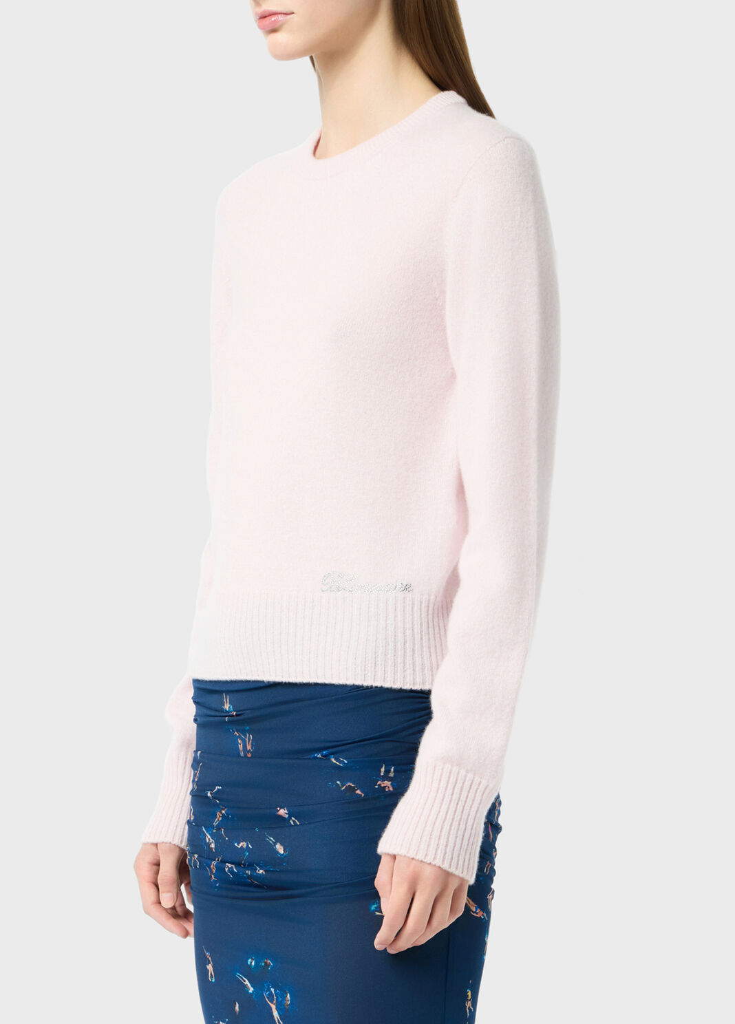 Maglia in cashmere con ricamo in strass  Blumarine - large image number 2
