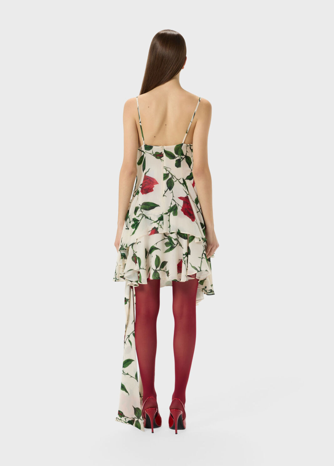 Printed jersey dress with bow  Blumarine - large image number 1