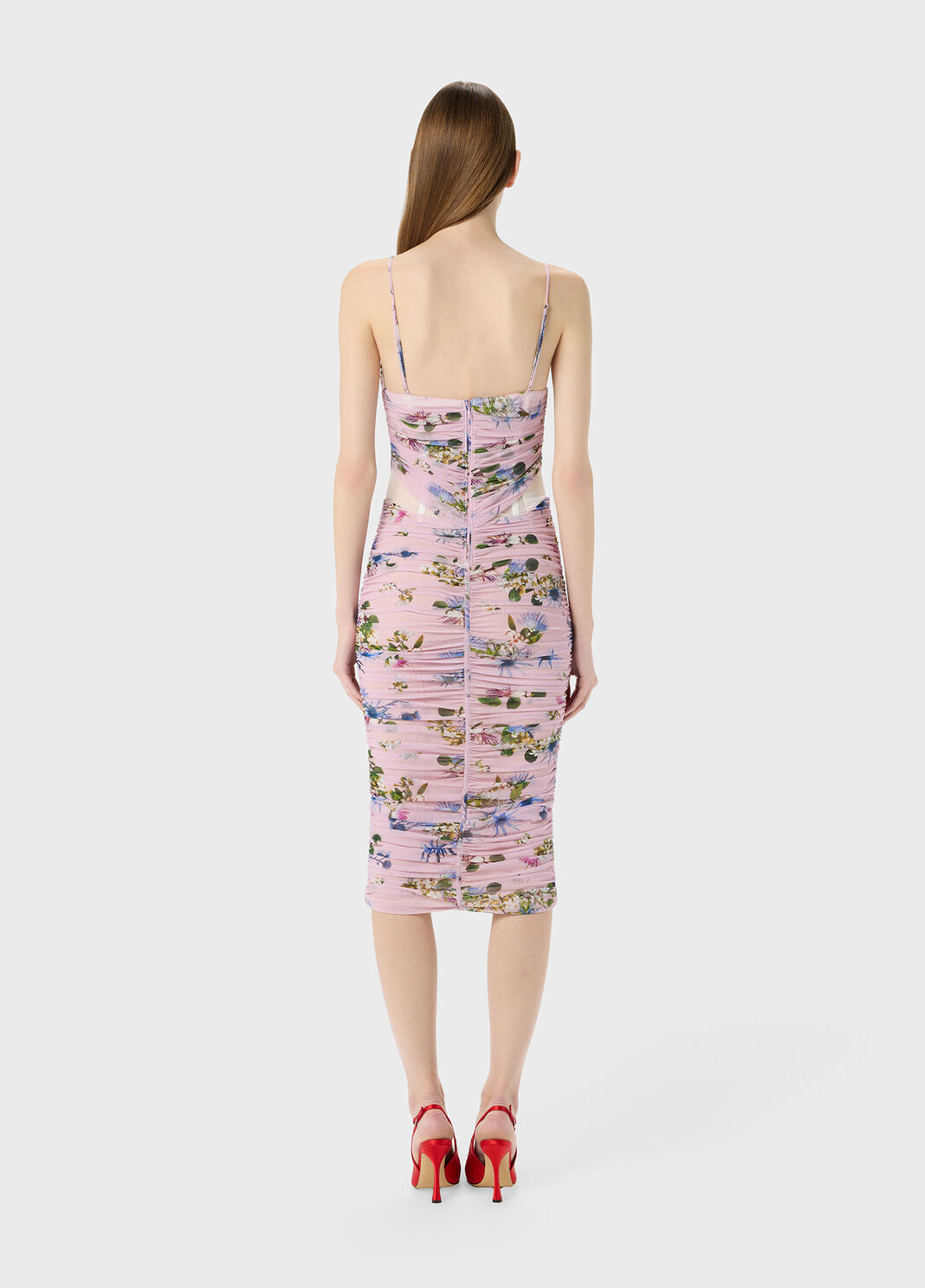 Printed tulle bustier dress  Blumarine - large image number 1