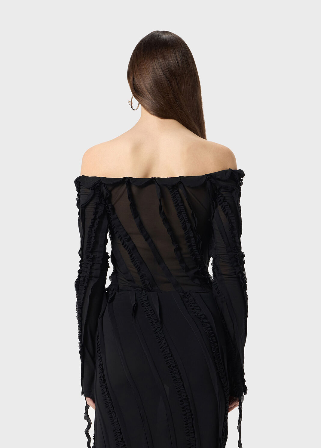 Jersey blouse with inlays  Blumarine - large image number 1