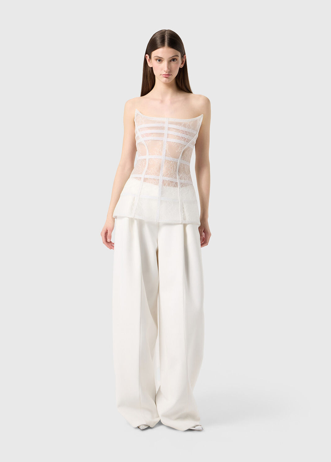 Bustier-kleid aus chantilly-spitze  Blumarine - large image number 3