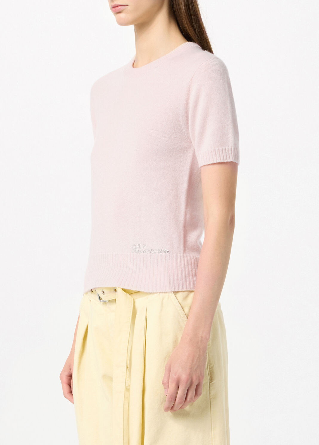 Kurz&auml;rmeliger Kaschmirpullover  Blumarine - large image number 2