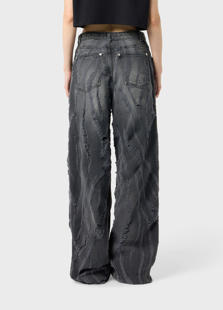 Baggy laser-cut denim jeans  Blumarine - large image number 1