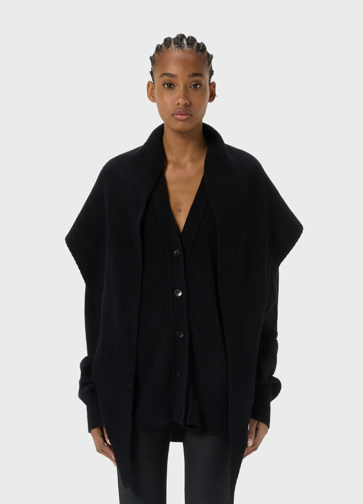 Wool cardigan with cape detail  Blumarine - medium