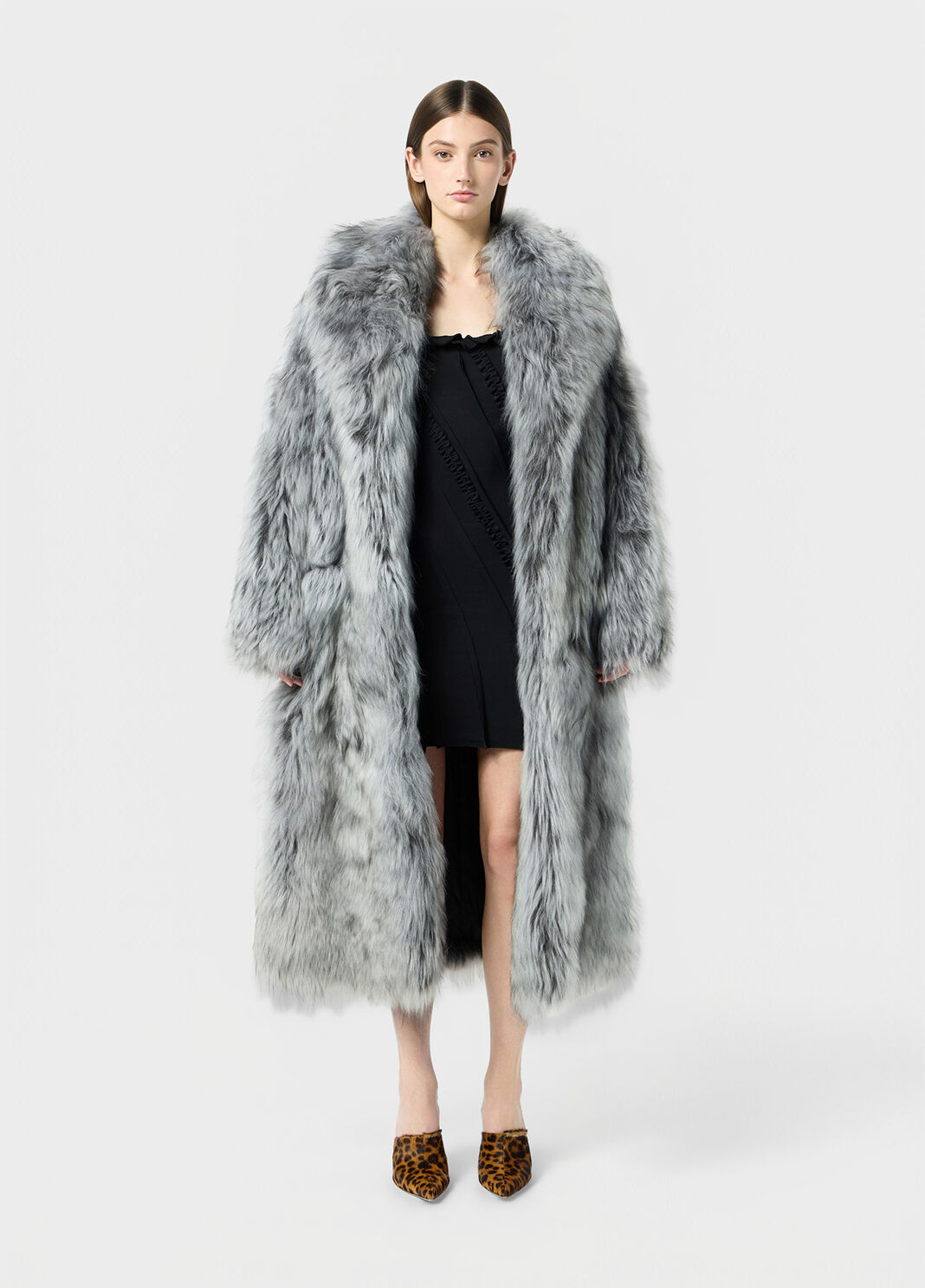 Pelliccia lunga in pelo di capra cashmere  Blumarine - large image number 3