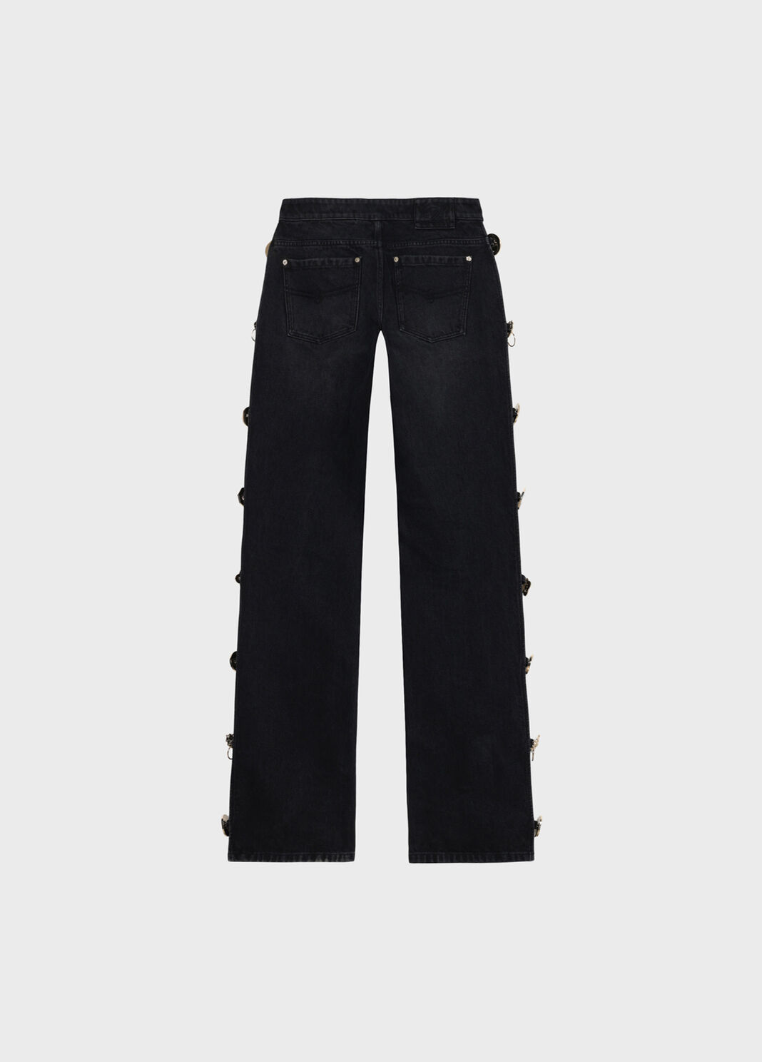 Wide-leg jeans with jewel buttons  Blumarine - large image number 5