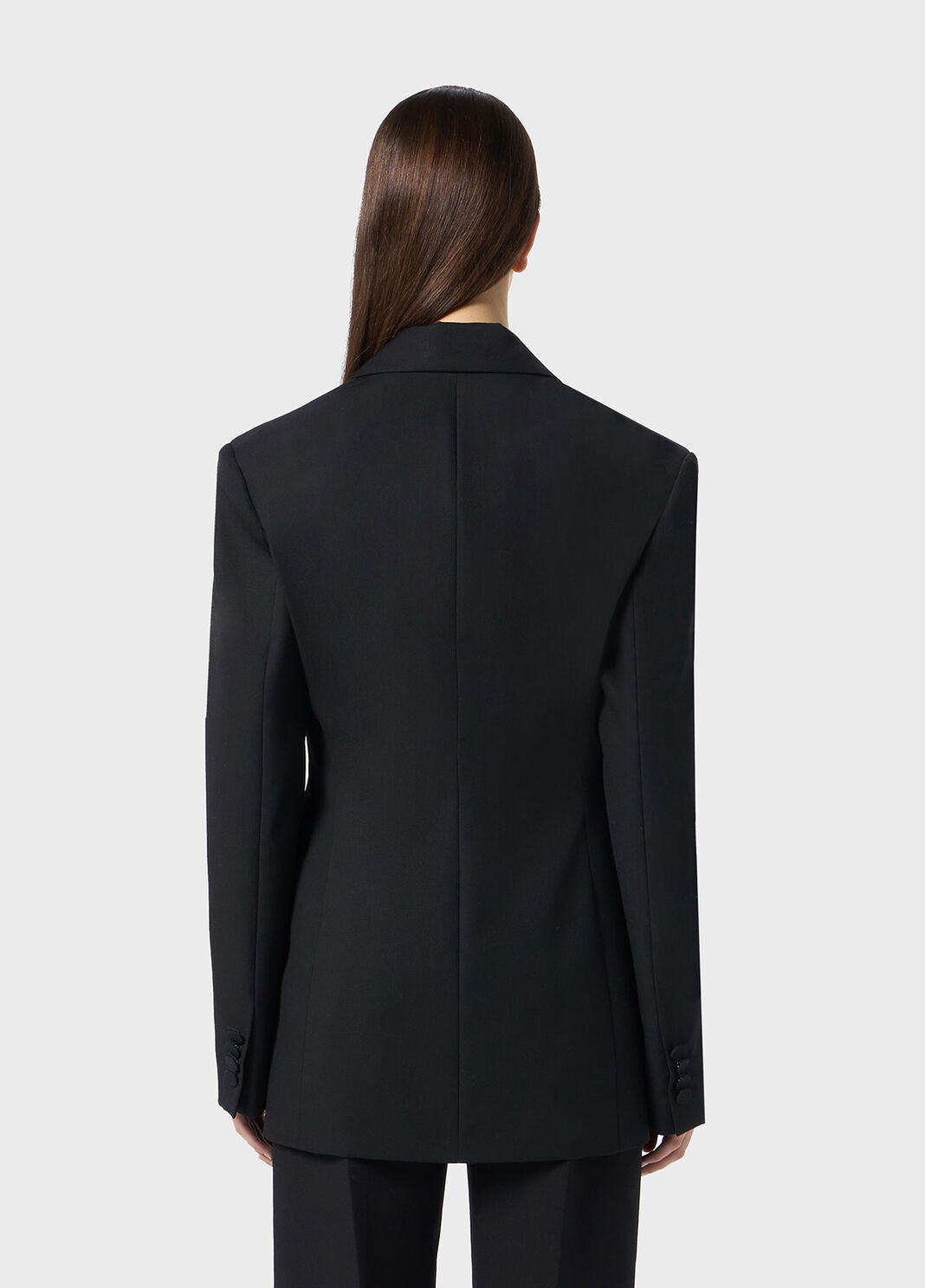 Wool jacket with laser-cut embroidery and rhinestones  Blumarine - large image number 1