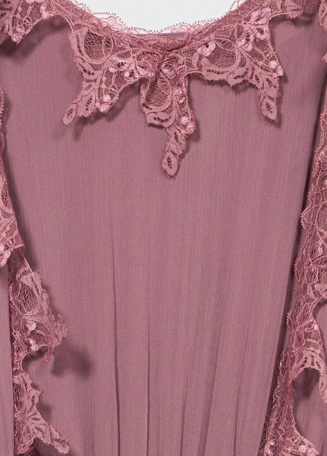 Long crepon dress with lace detailing  Blumarine - large image number 6