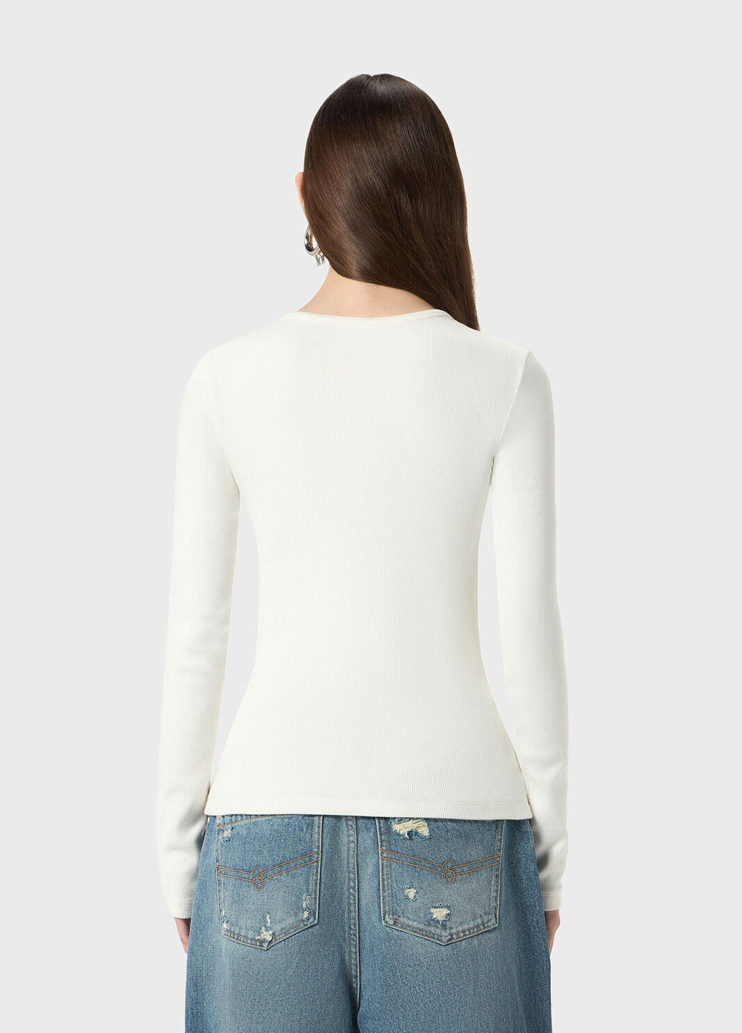 Maglia in jersey stampa  Blumarine - large image number 1