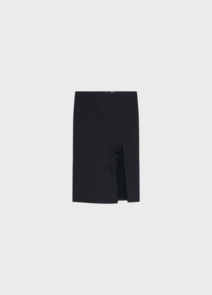 Cady midi skirt with embroidered slit  Blumarine - medium
