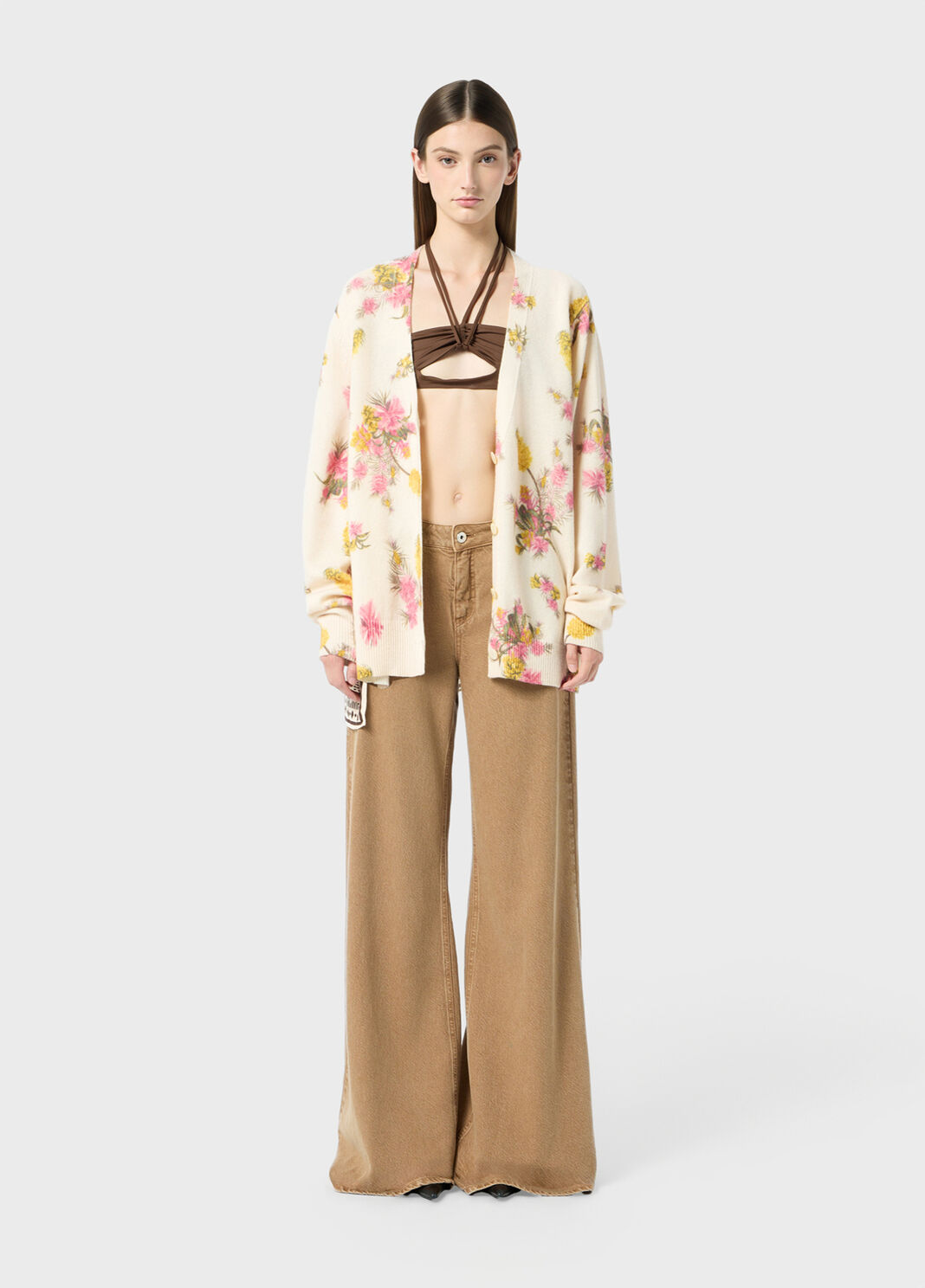 Wollcardigan mit zwei Prints  Blumarine - large image number 3